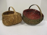 Old Gathering Basket and Hen House Egg Basket
