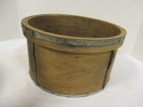Antique Wood Gain Measure Cylinder