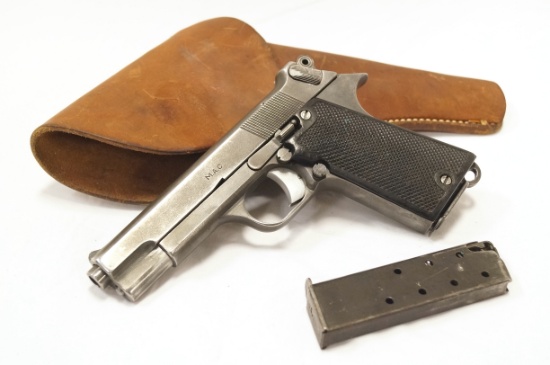 M.A.C Modele 1935 S M1 Semi Automatic Pistol with Leather Holster