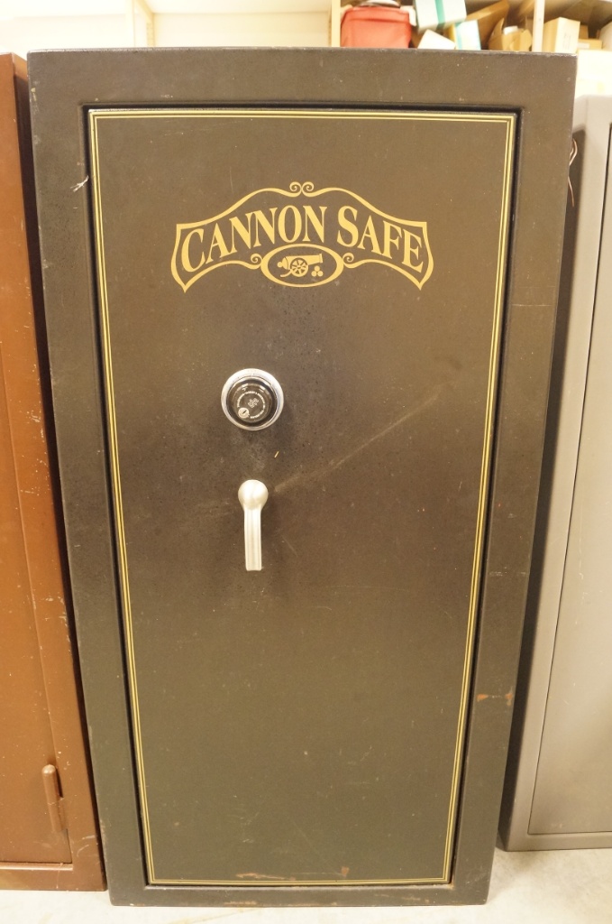 how to change combination on cannon gun safe