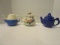 Three Tea Pots - Red Wing Pottery, USA, and Ceramic