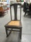 Antique Rocker with Caned Seat