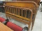 Antique Spindle Bed with Wood Rails