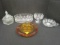 Fostoria Coin Dishes and Bicentennial Covered Candy Dish