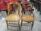 Two Antique Chairs with Caned Seats