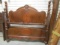 Full Size Bed with Wood Rails