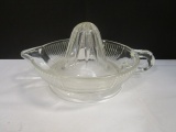 Vintage Clear Glass Citrus Reamer