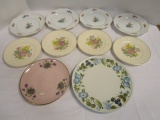 Paden City Plates, Bohemia Plates, Iroquois Tray, Violets Plate