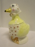 Weiss Hand Painted Duck Cookie Jar