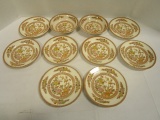 Indian Tree Pattern Berry Bowls and Bread Plates