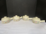 Four Hearts Delight Collection Soup/Chili Bowls with Handles and Lids