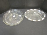 Inland Glass Meat Tray and Divided Tray