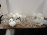 Lamp and Light Globes, Hurricanes, Candlestick Chimneys and Inserts