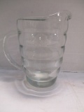 Heavy Glass Pitcher