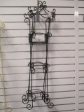 Three Black Metal Vertical 3 Plate Hangers