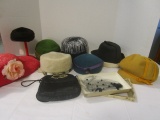Vintage Ladies' Hats and Hat Stand