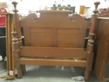 Antique Rope Bed with Rails