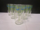 Set of Six Vintage Glasses