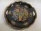 Lacquered Round Tray with Handles