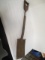 Antique Mining Shovel with Wood Handle