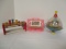 Wood Peg Toy, Toys for Tots Piano and Spinning Train Toy