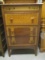 Three Drawer Chest with Patterned Drawers