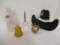 Crystal Bell, Brass Apple Bell, Condiment Caddy, Candlestick Insert, Western Pin Card