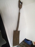 Antique Mining Shovel with Wood Handle