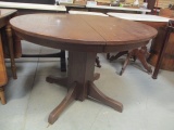 Oak Pedestal Table