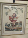 The Goose Girl Framed Print