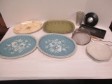 Platters, Snack Plates, Aluminum Milk Shake Glass, Silverware Case, Fry Basket