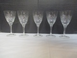 Five Wine Glasses