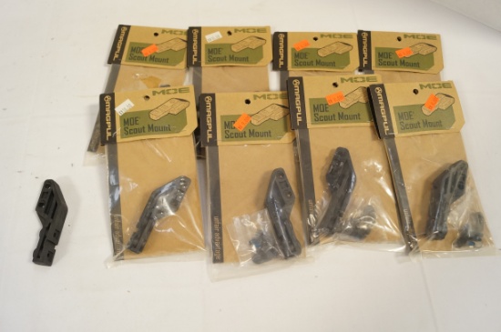 8 Magpul MOE Scout Mount - All Black - (6)Left, (2)Right