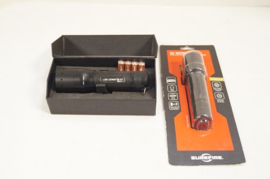 Surefire G2 Nitrolon & LED Lenser M7 Flashlights