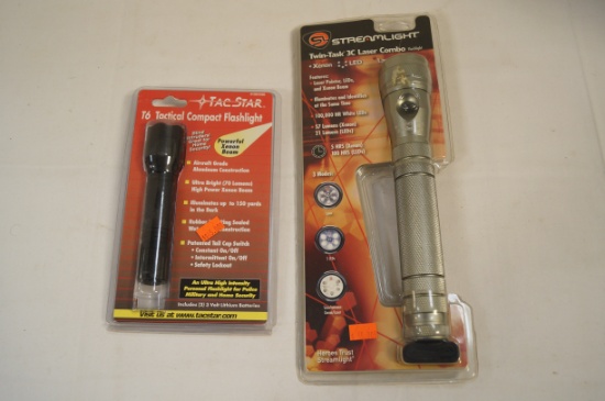 Streamlight Twin-Task 3C Laser Combo Flashlight & TacStar T6 Tac Light