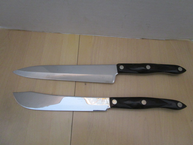 Cutco No. 1722 Butcher Knife and No. 1725 French