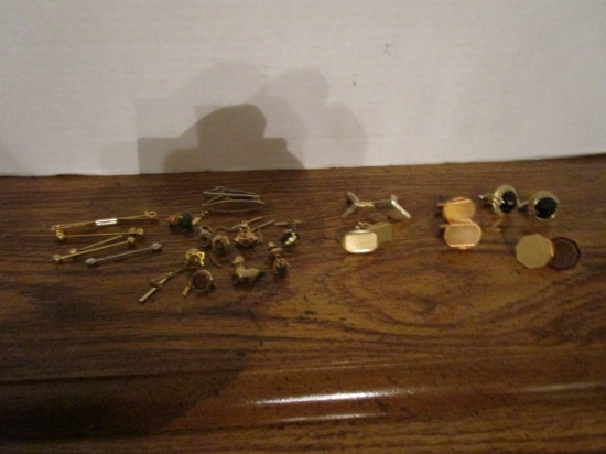Cuff Links, Tie Bars and Tie Pins