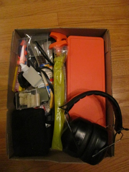 Misc. Gun/Shooting Materials-Gun Cleaning Kits, Gun Chokes, Ear Protection, etc.