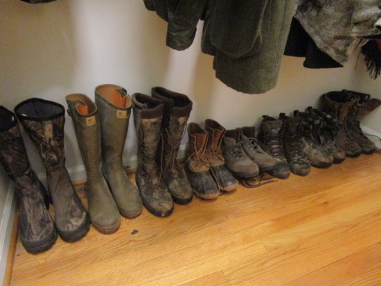 Eight Pairs of Hunting Boots
