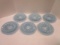 Signed Sydenstricker Glass Art Glass Bowls and Salad Plates