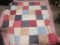 Hand Sewn Patchwork Quilt with Some Hand Stitching
