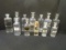 12 Clear Glass Pharmacy Decanters