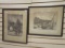 Two Framed Pencil Titled/Dated Florence Scene Lithographs by Maxim Seilbold
