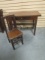 Rustic Child's Desk and Chair