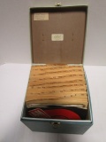 Vintage Capital #730 Record Case Filled with 45's from 1970-80's Artist