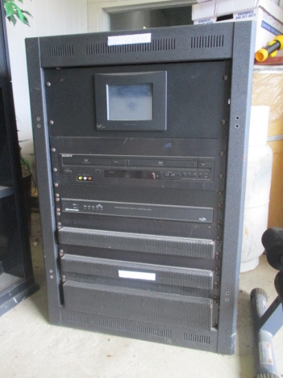 Sony All Purpose Media Rack with Crestron Media Controller,