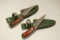 Pair of Chipaway Cutlery Fixed Blade Knives w/ Nice Wood Grips