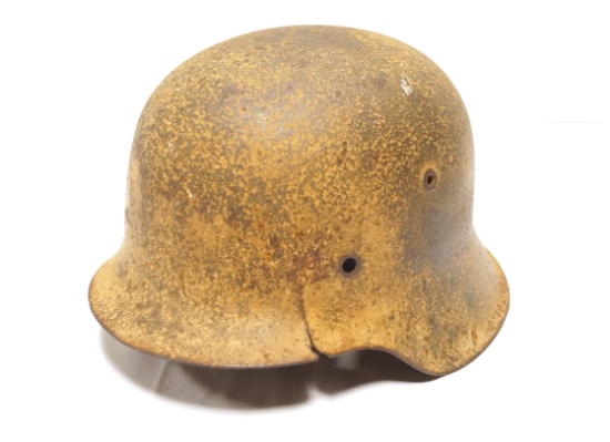 M42 German Helmet- Vet Recovered and Brought back this Relic from Normandy