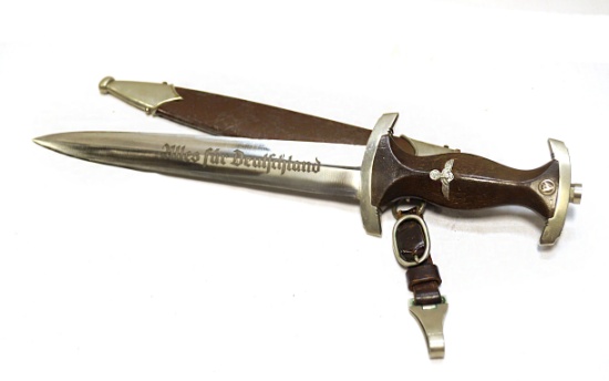 Early German Nazi SA Dagger by AESCULAP with Scabbard & Hanger