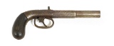 19th Century Antique Muff/Boot Pistol with a nice engraved design